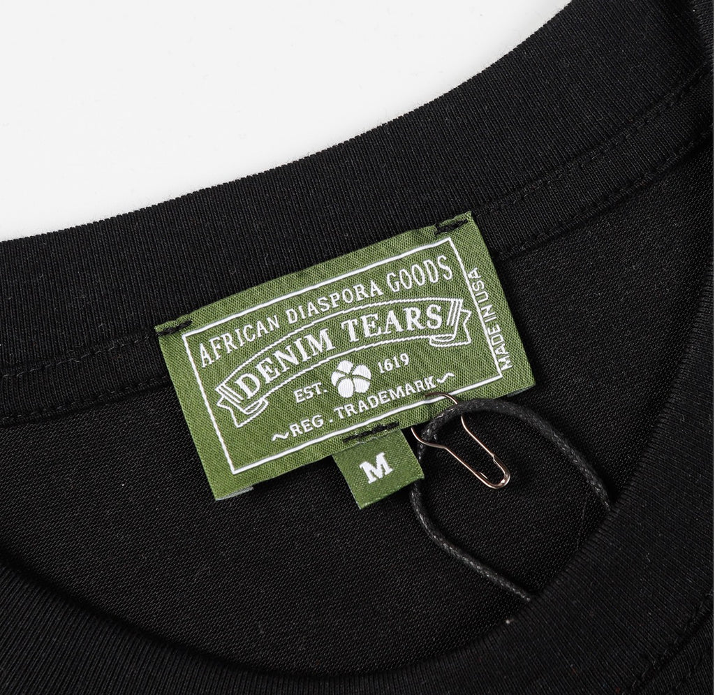 Denim Tears Cotton Wreath T-Shirt (Black)