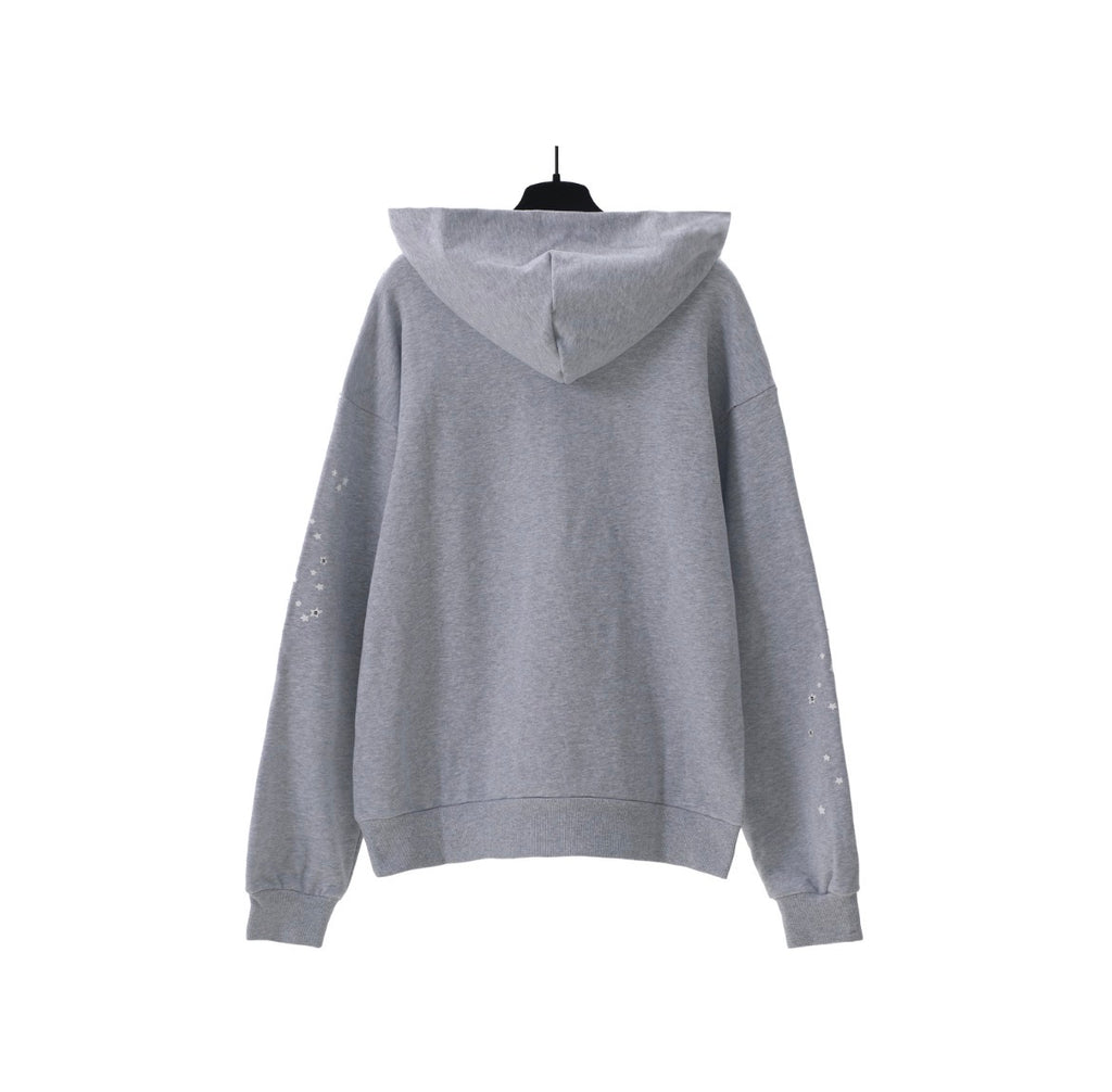 Sp5der OG Web Hoodie (Gray/White)