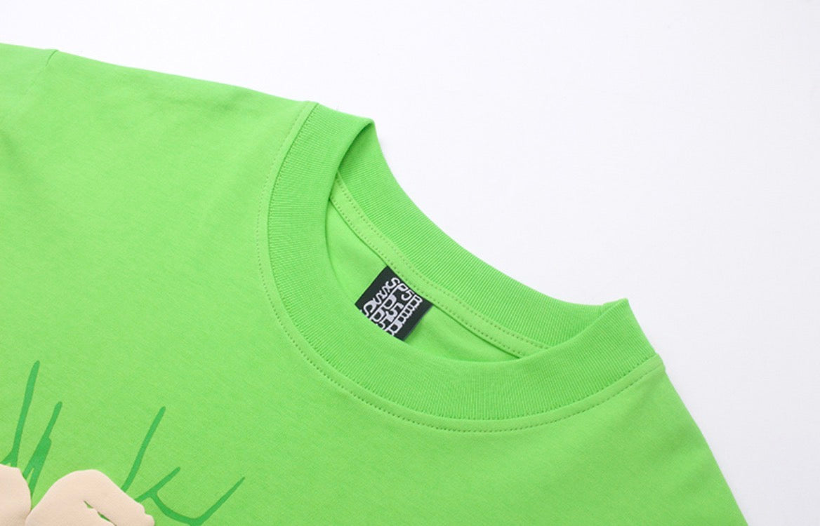 Sp5der OG Web Graphic T-Shirt (Green)