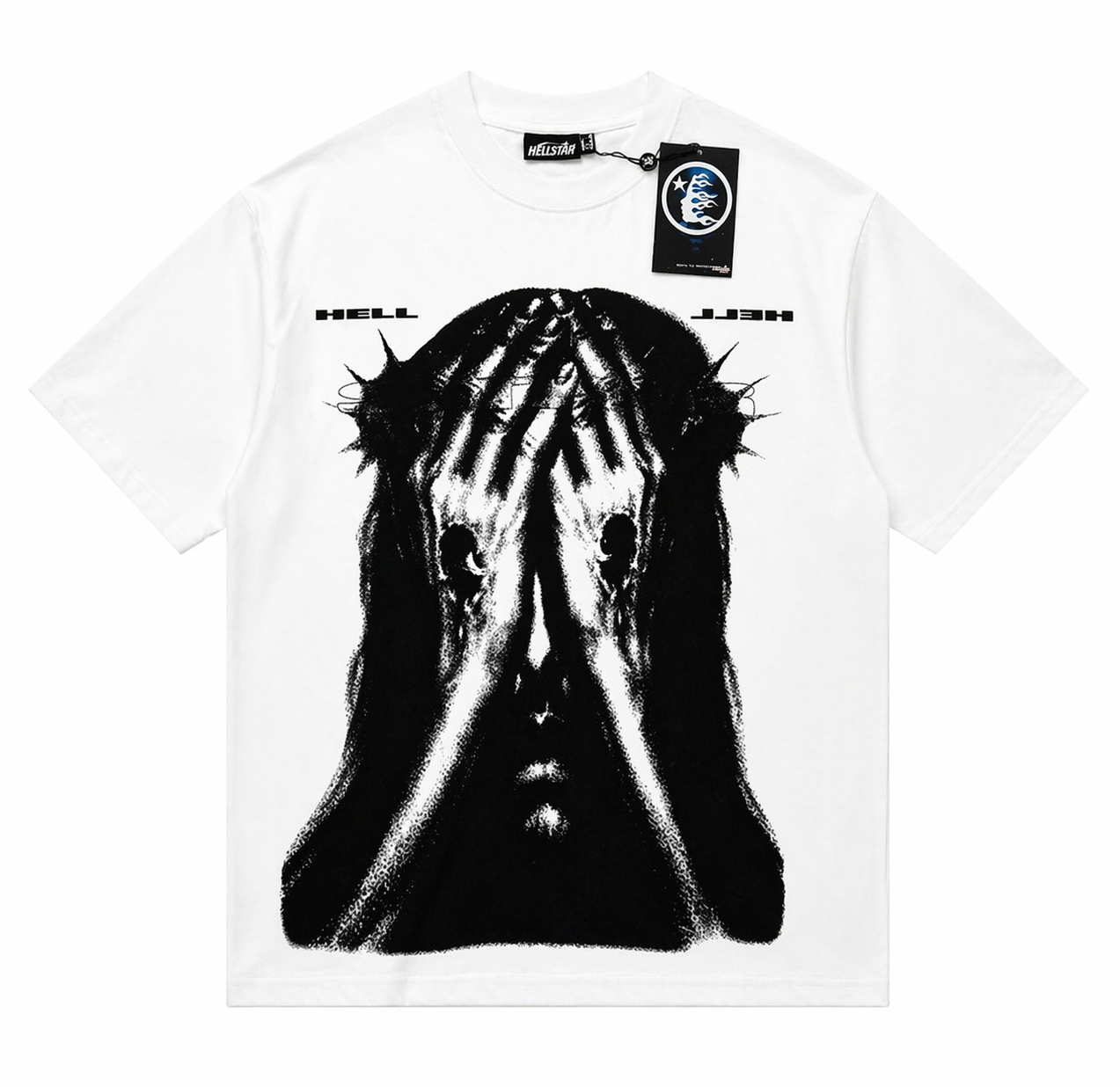 Hellstar Jesus Eyes T-Shirt (White)