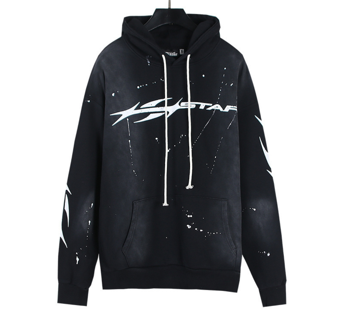 Hellstar Future Flame / Star Face Hoodie (Black)