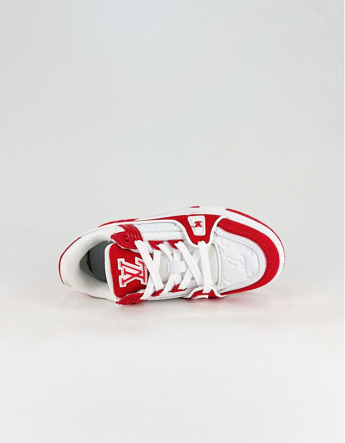 Louis Vuitton LV Trainer (White/Red Leather)