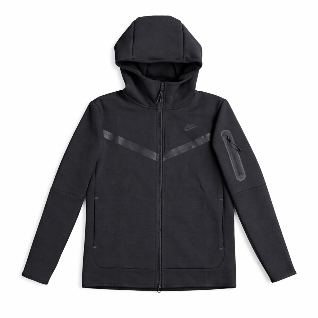 Nike Sportswear Tech Fleece Full-Zip Hoodie and Joggers Set (Black)