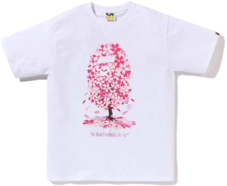 BAPE Sakura Bape Tee (White)