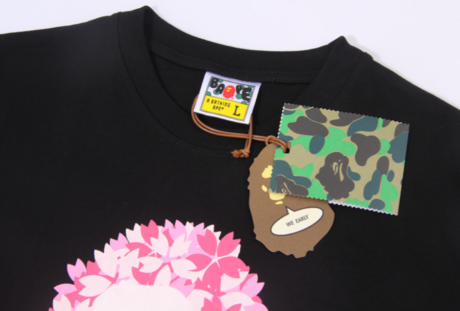 BAPE Sakura Bape Tee (Black)