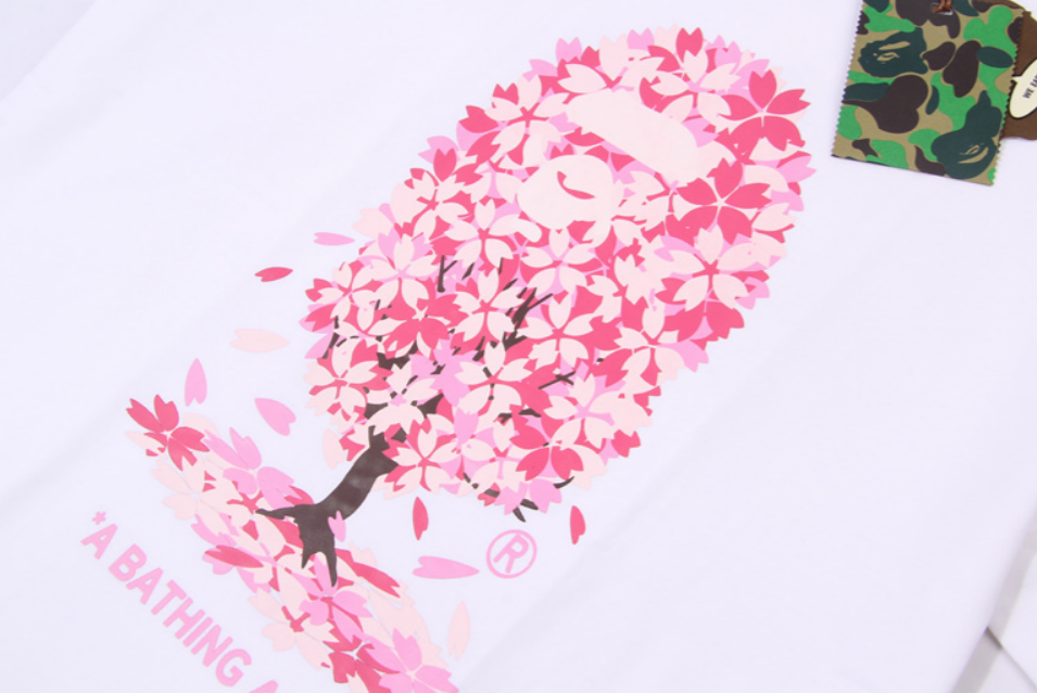 BAPE Sakura Bape Tee (White)