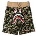 A Bathing Ape ABC Shark Sweat Shorts (Green ABC Camo)