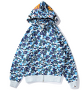 A Bathing Ape ABC Shark Full-Zip Hoodie (Blue ABC Camo)