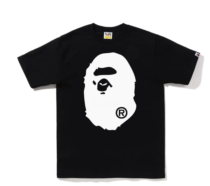 A Bathing Ape Big Ape Head Tee (Black)
