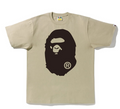 A Bathing Ape Big Ape Head Tee (Sand/Beige)