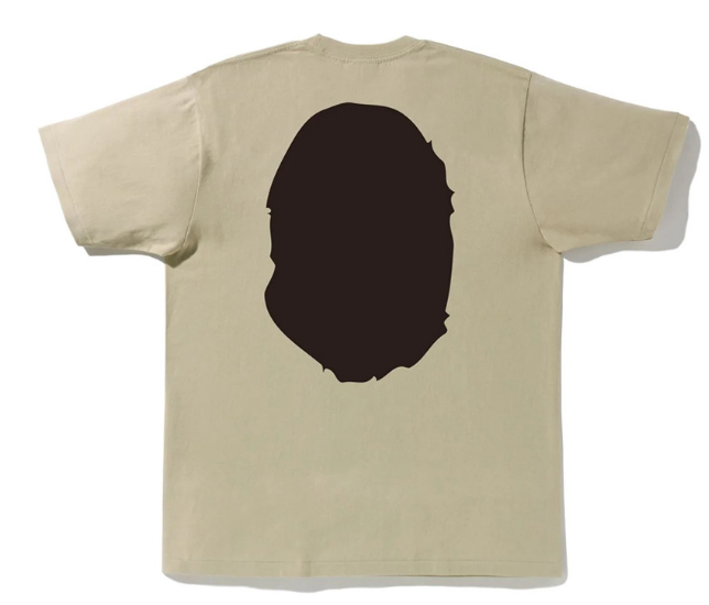 A Bathing Ape Big Ape Head Tee (Sand/Beige)