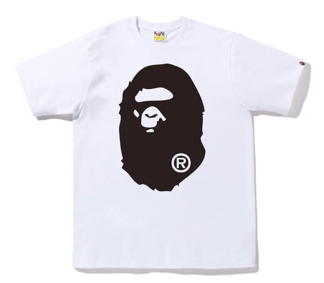 A Bathing Ape Big Ape Head Tee (White)