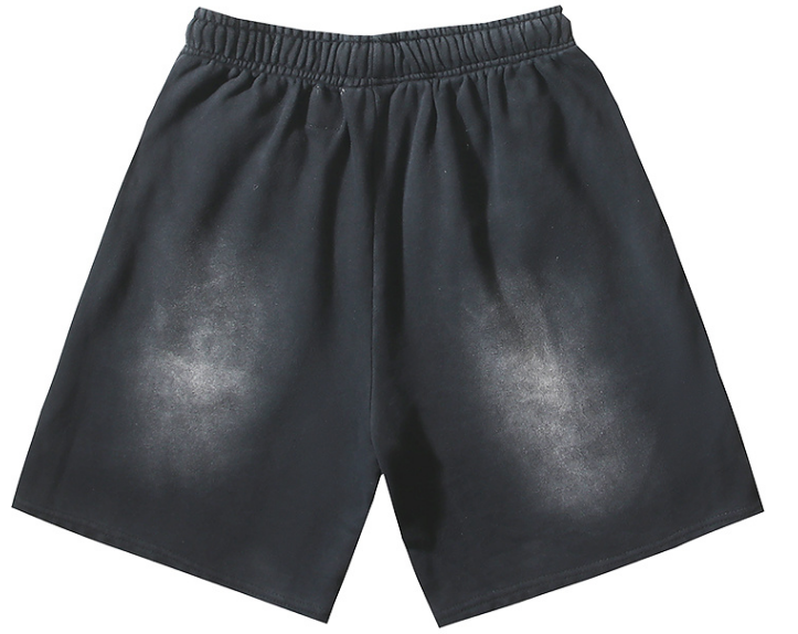 Hellstar Sports Flame Sweat Shorts (Black)