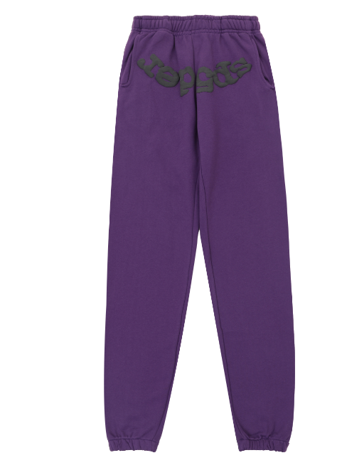 Sp5der Legacy Web Sweatpants (Purple)