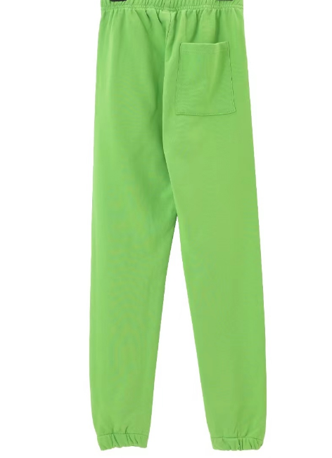 Sp5der Legacy Web Sweatpants (Lime Green)