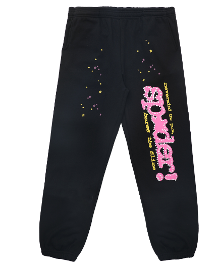 Sp5der P*NK V2 Sweatpant (Black)