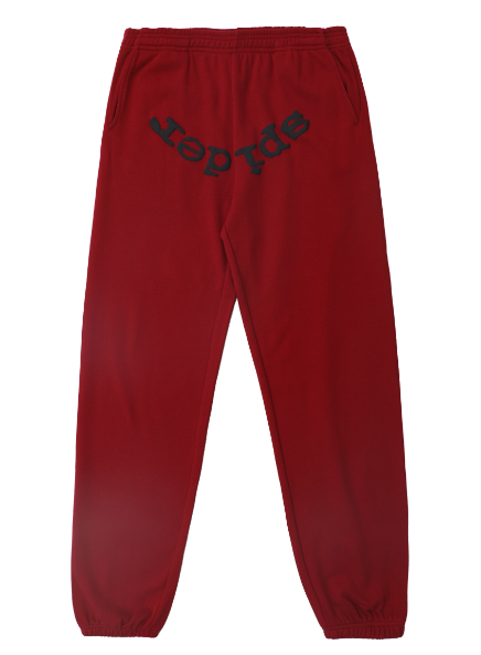 Sp5der OG Web Sweatpants (Red)