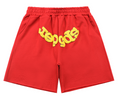 Sp5der OG Web Sweat Shorts (Red/Yellow)