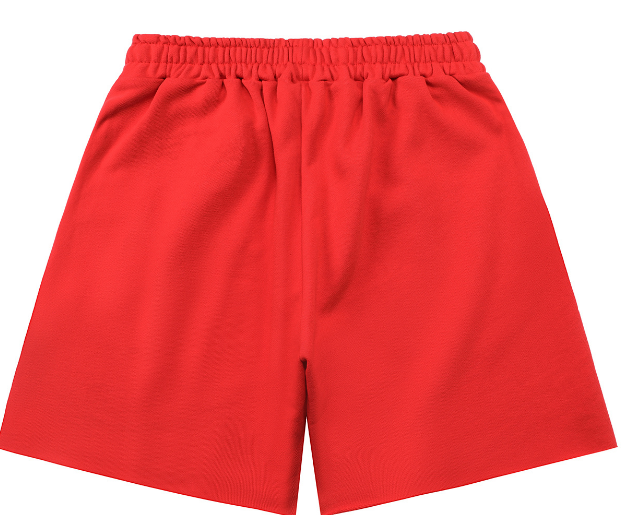 Sp5der OG Web Sweat Shorts (Red/Yellow)