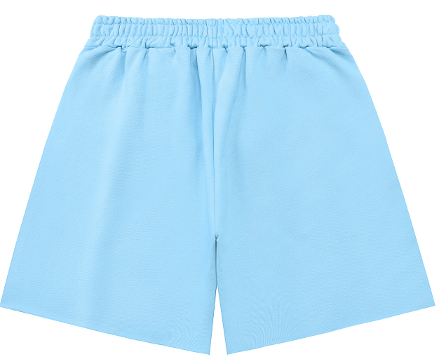 Sp5der OG Web Sweat Shorts (Baby Blue/White)