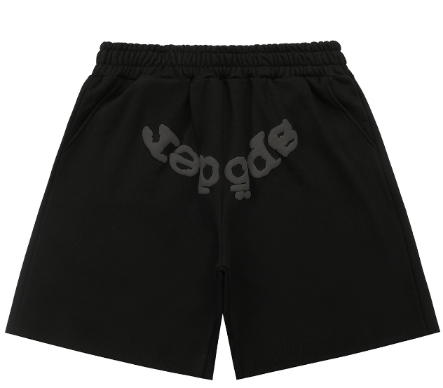 Sp5der OG Web Sweat Shorts (Black Tonal)