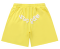 Sp5der OG Web Sweat Shorts (Yellow/White)