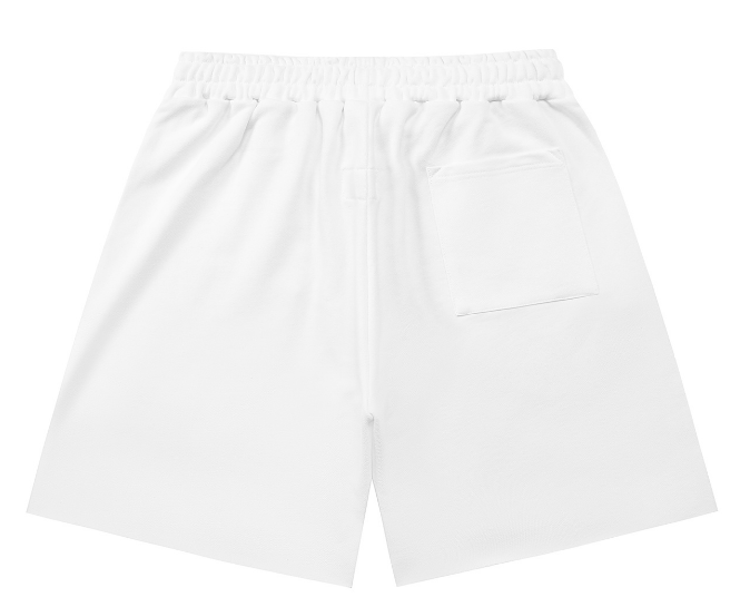 Sp5der OG Web Sweat Shorts (White/Red)