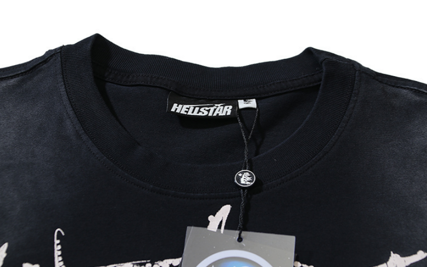 Hellstar Studios "Luke 19:41" Jesus Tee (Black Washed)