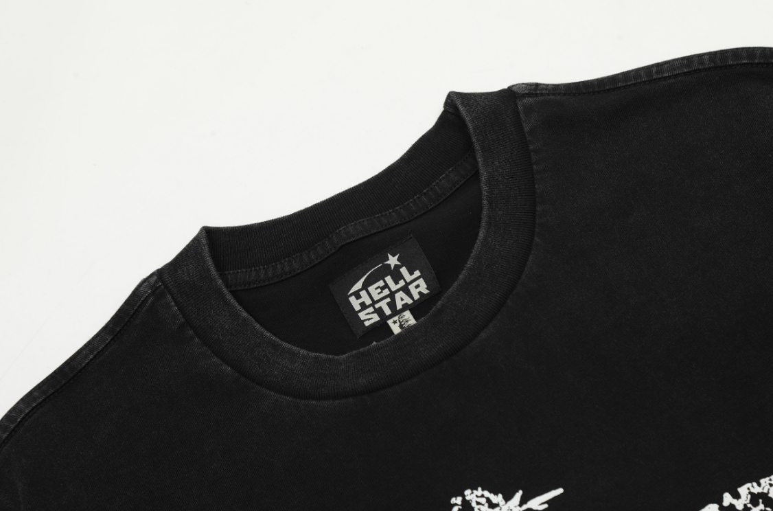 Hellstar Studios "Scan to Salvation" QR Code Jesus Tee (Black Washed)