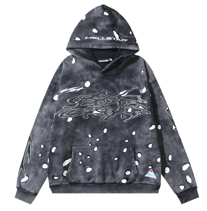 Hellstar Studios "No Guts No Glory" Hoodie (Grey)