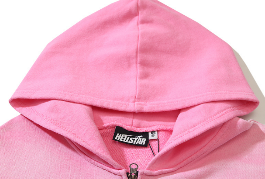 Hellstar Studios "Path to Paradise" Sport Full-Zip Hoodie (Pink)