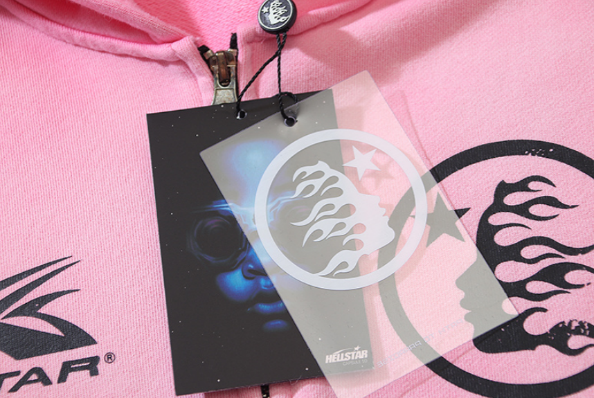 Hellstar Studios "Path to Paradise" Sport Full-Zip Hoodie (Pink)