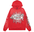 Hellstar Studios "Hellstar Records" Flame Pullover Hoodie (Red)