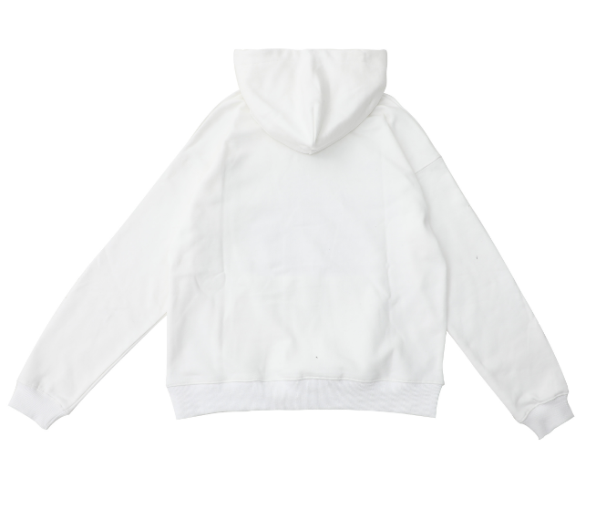 Sp5der Rhinestone OG Web Pullover Hoodie (White)