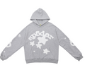 Sp5der "Beluga " Star Hoodie (Grey)