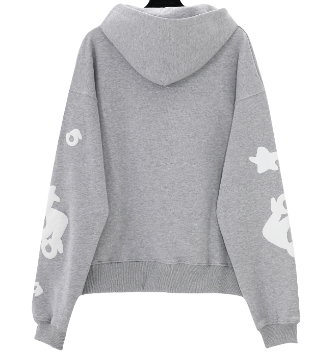 Sp5der "Beluga " Star Hoodie (Grey)