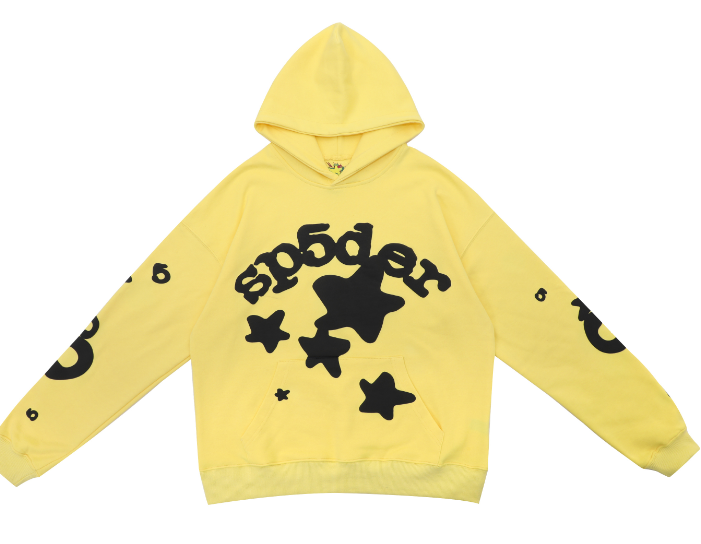 Sp5der "Beluga" Star Hoodie (Yellow/Black)