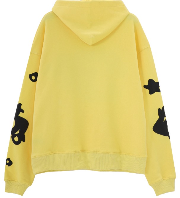 Sp5der "Beluga" Star Hoodie (Yellow/Black)