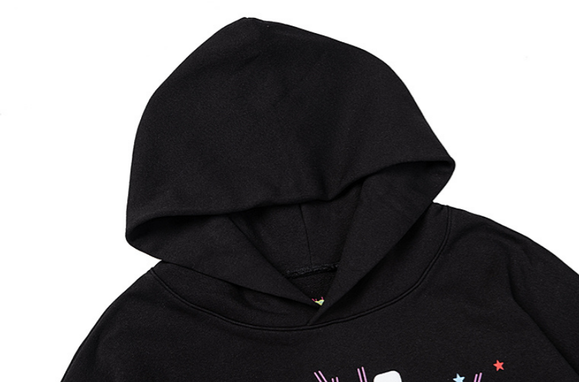 Sp5der Web Hoodie (Black/Pink)