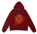 Sp5der OG Web Hoodie (Red/Orange)
