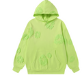 Denim Tears Cotton Wreath Allover Hoodie (Neon Green)