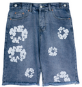 Denim Tears Cotton Wreath Denim Shorts (Medium Wash)