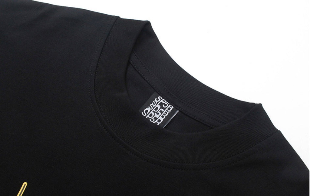 Sp5der OG Web Graphic T-Shirt (Black/Gold)
