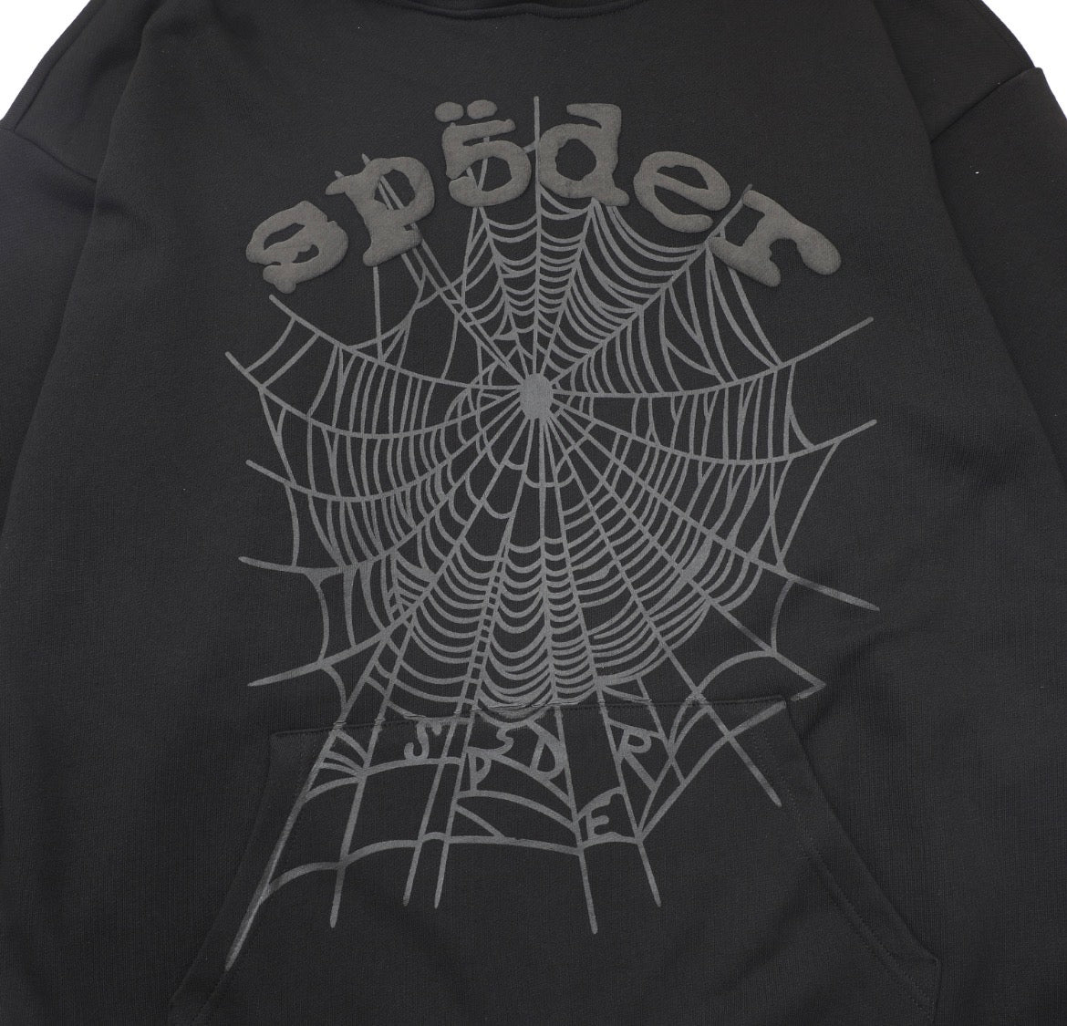 Sp5der Web Graphic Hoodie (Black)