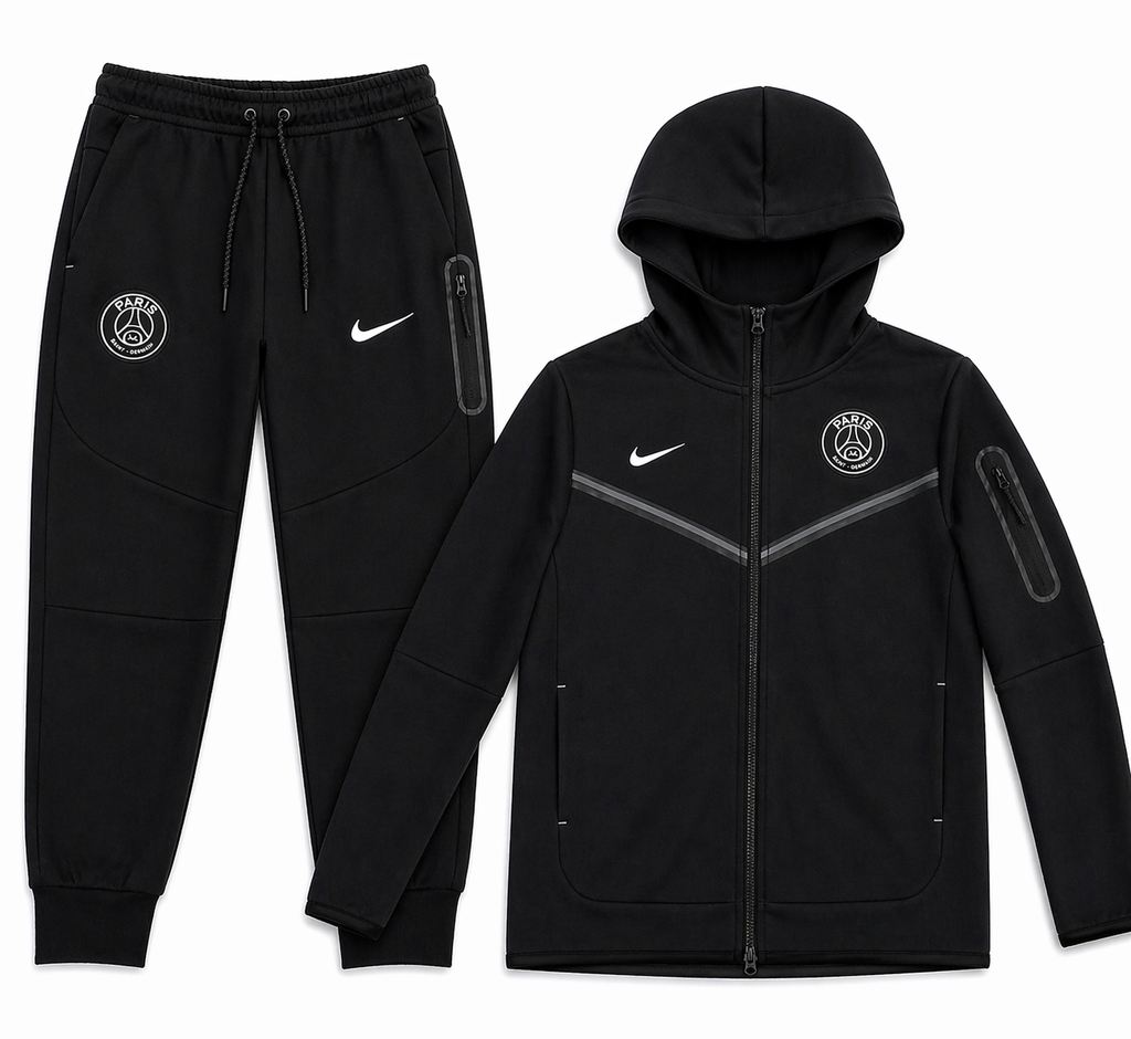Nike PSG Tech Fleece Tracksuit (Black)