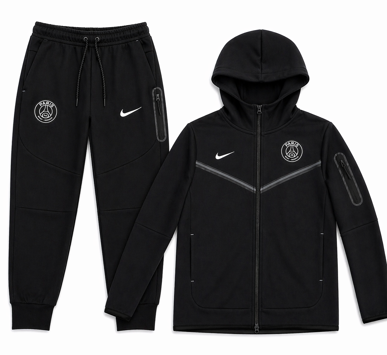 Nike PSG Tech Fleece Tracksuit (Black)