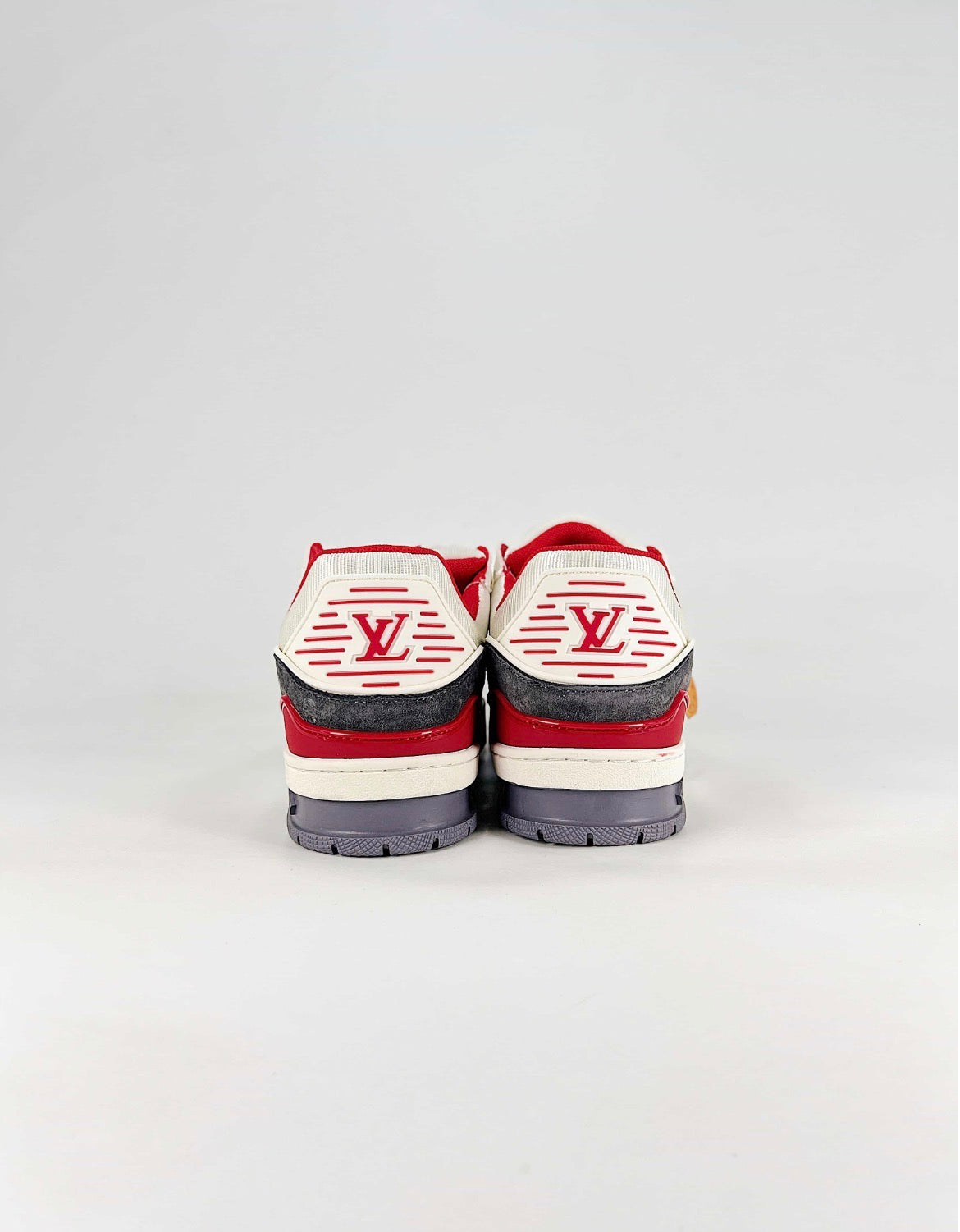 Louis Vuitton LV Trainer (White, Grey/Red “26” Edition)