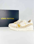 Louis Vuitton LV Trainer (Beige Monogram Denim)