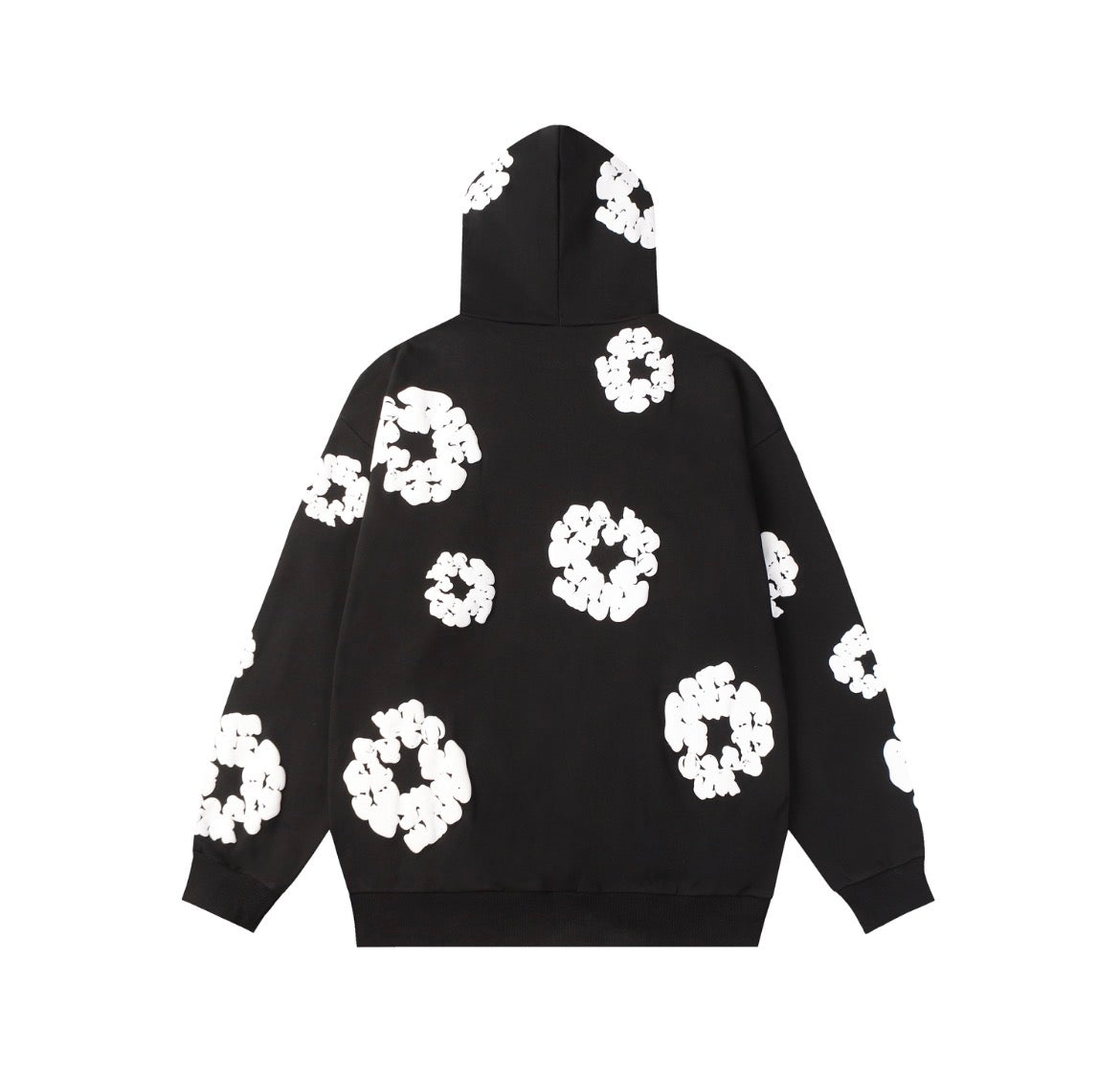 Denim Tears Cotton Wreath Hoodie (Black)