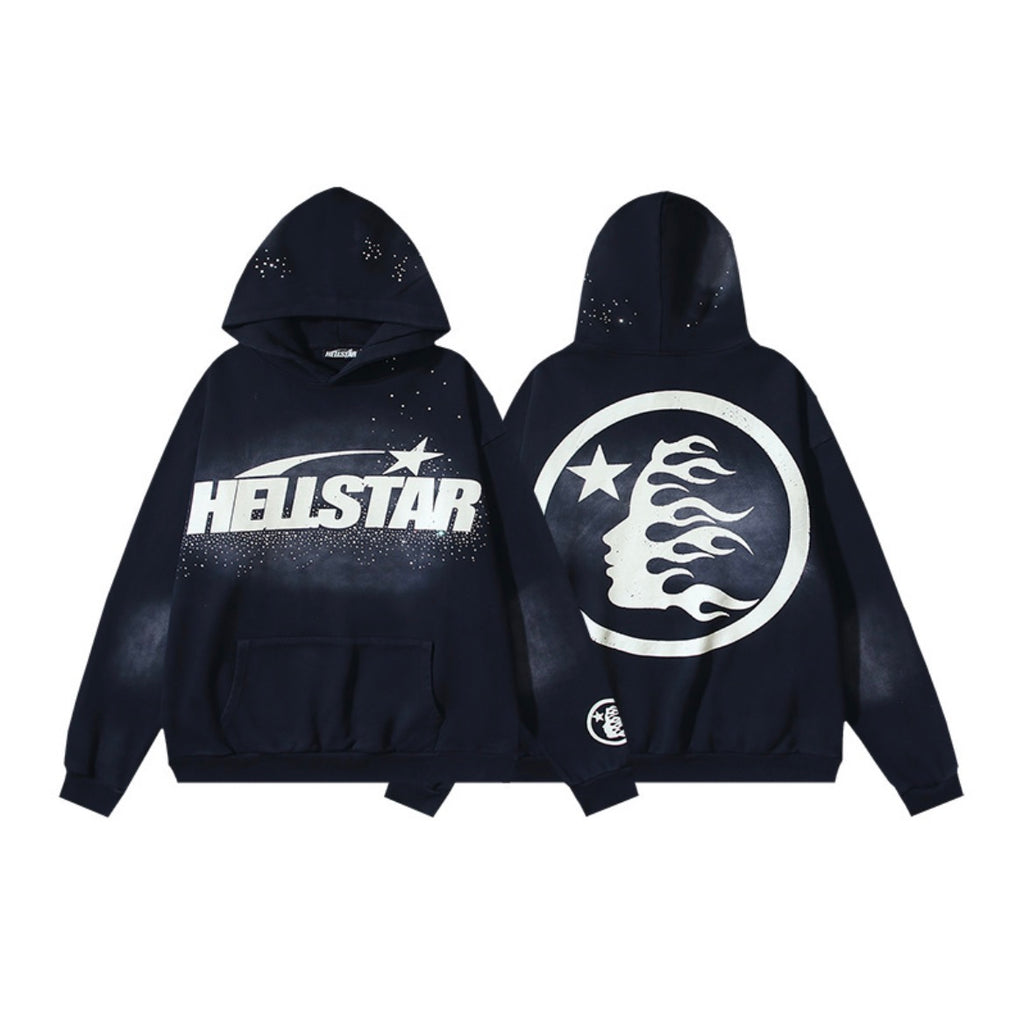 Hellstar Uniform Glitter Hoodie (Black)